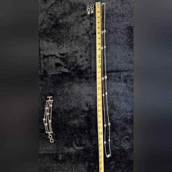 Vintage Premier Designs Silver Jewelry Set EUC - Picture 4 of 6